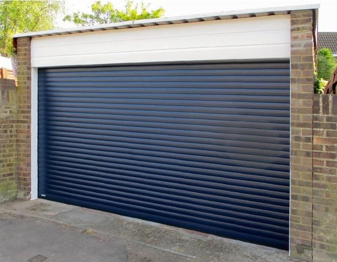 Modern High-Security Rolling Steel Garage Door