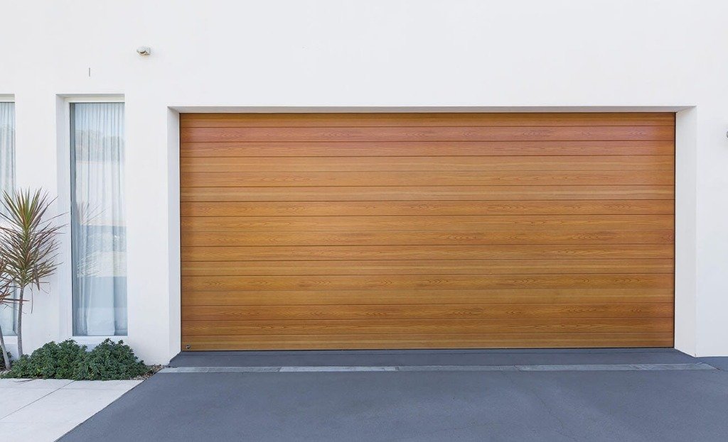 Wood Raised Panel Garage Door